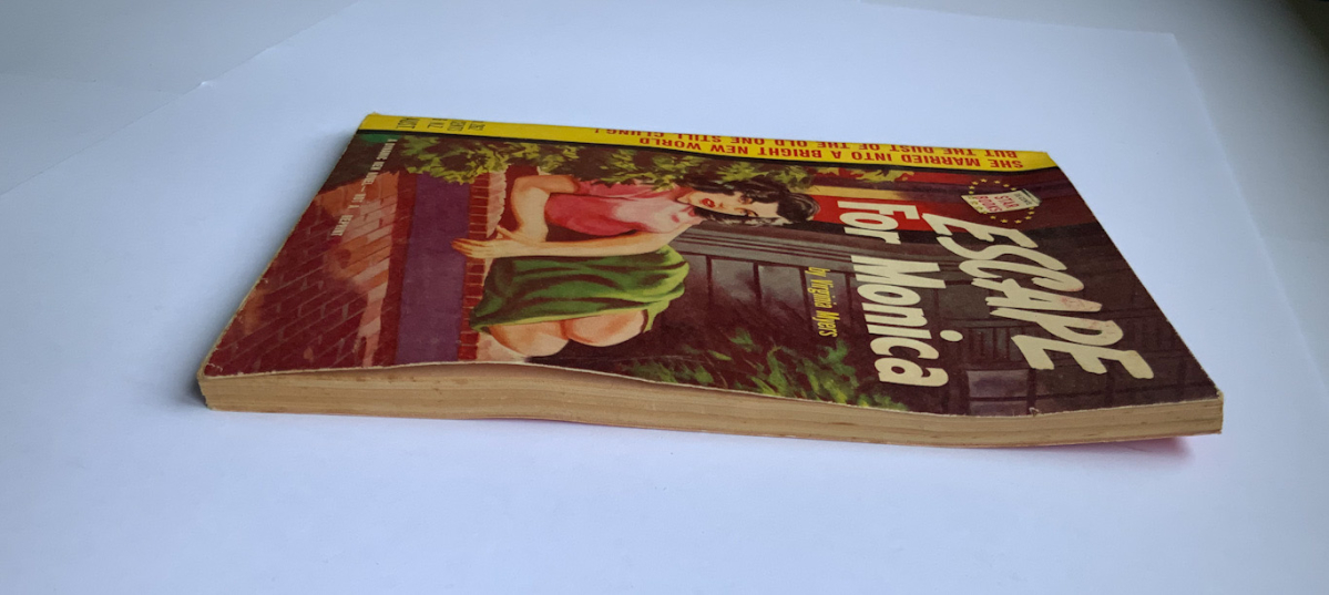 ESCAPE FOR MONICA Australian pulp fiction book by Virginia Meyers 1954